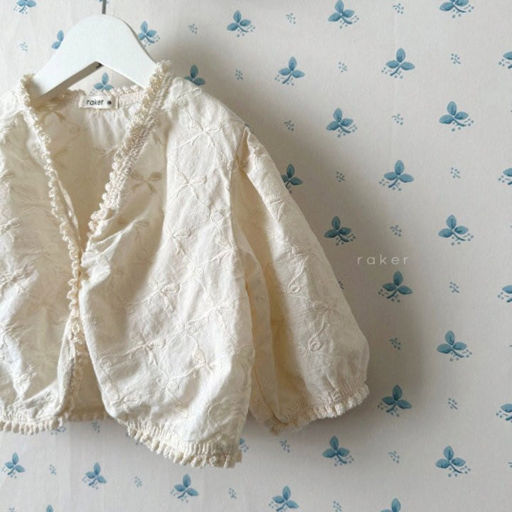 Raker - Korean Children Fashion - #fashionkids - Overdue Lace Cardigan - 5