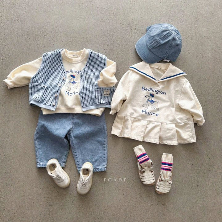 Raker - Korean Children Fashion - #littlefashionista - Marine Dog Sweatshirt - 6