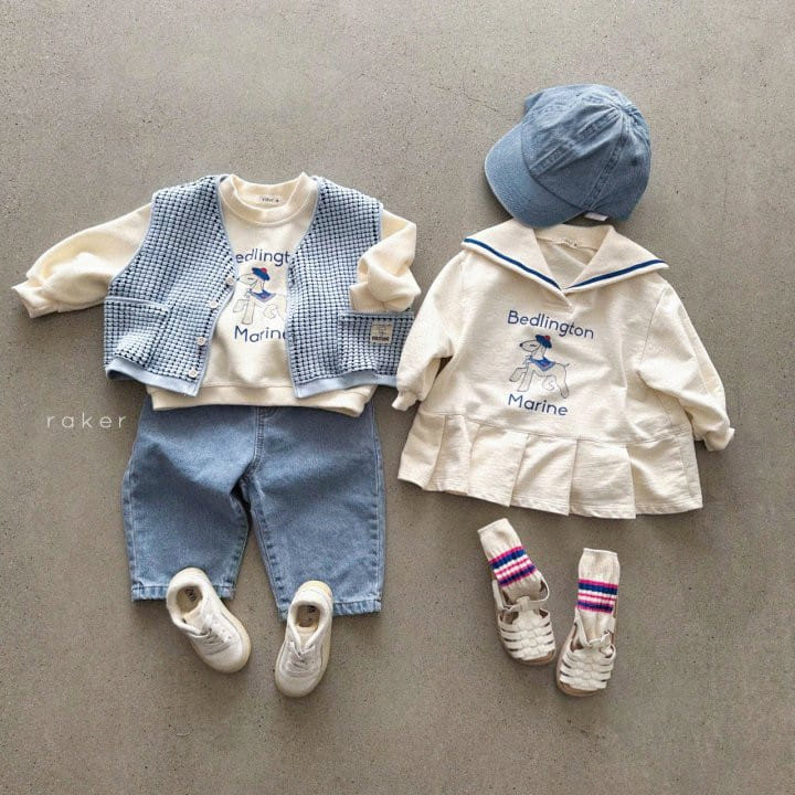 Raker - Korean Children Fashion - #littlefashionista - Sailor Pleats One-Piece - 9