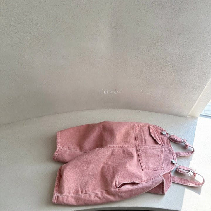 Raker - Korean Children Fashion - #prettylittlegirls - Hu Hu Pocket Overalls  - 2