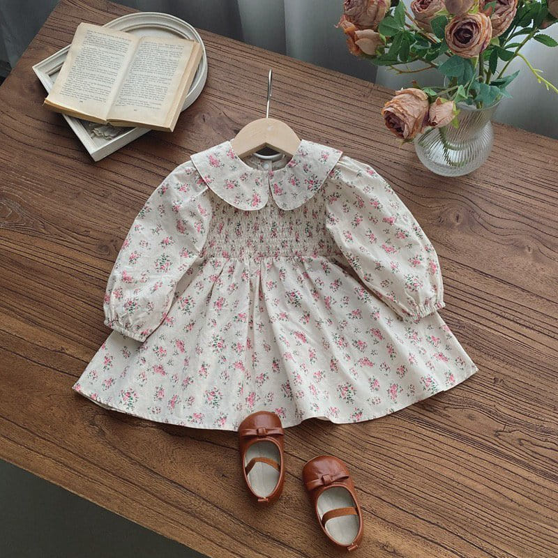 Reve Kid - Korean Baby Fashion - #babyboutique - Flower One-Piece