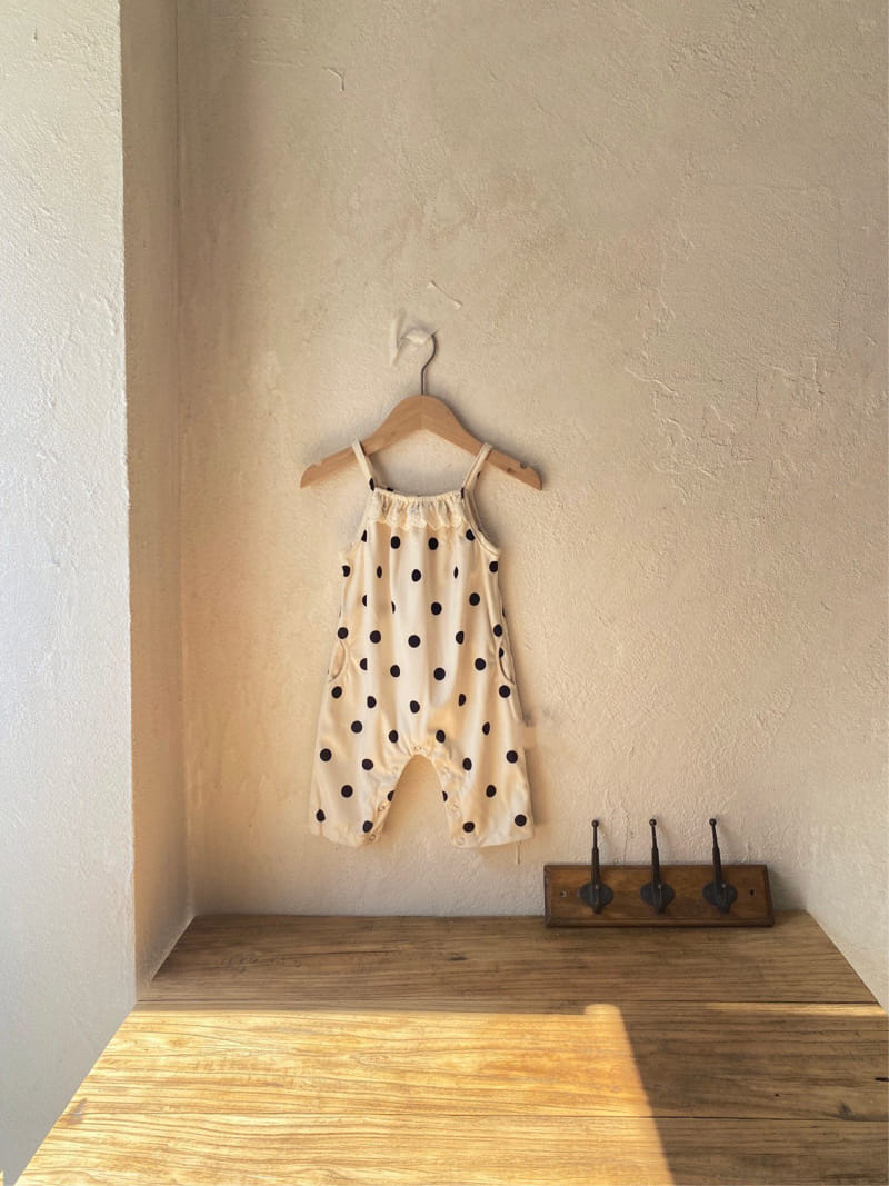 Reve Kid - Korean Baby Fashion - #babyfever - Dot Sleeveless Body Suit - 3