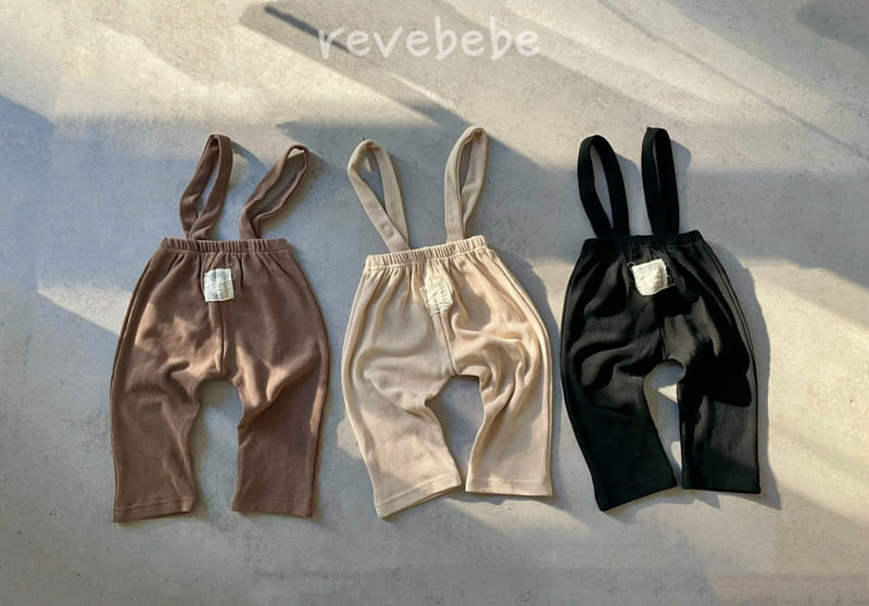Reve Kid - Korean Baby Fashion - #babygirlfashion - Bebe Waffle Dungarees