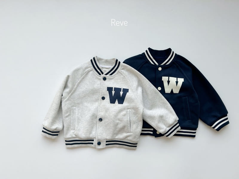 Reve - Korean Children Fashion - #minifashionista - Wappen Varsity Jacket - 2