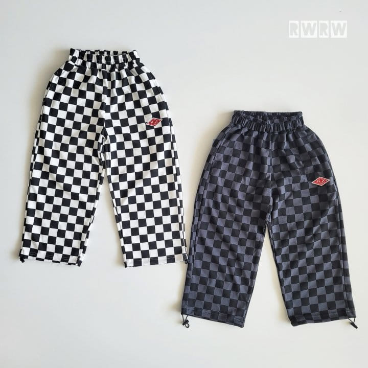 Riwoo Riwoo - Korean Children Fashion - #childofig - Riw Chess String Pants