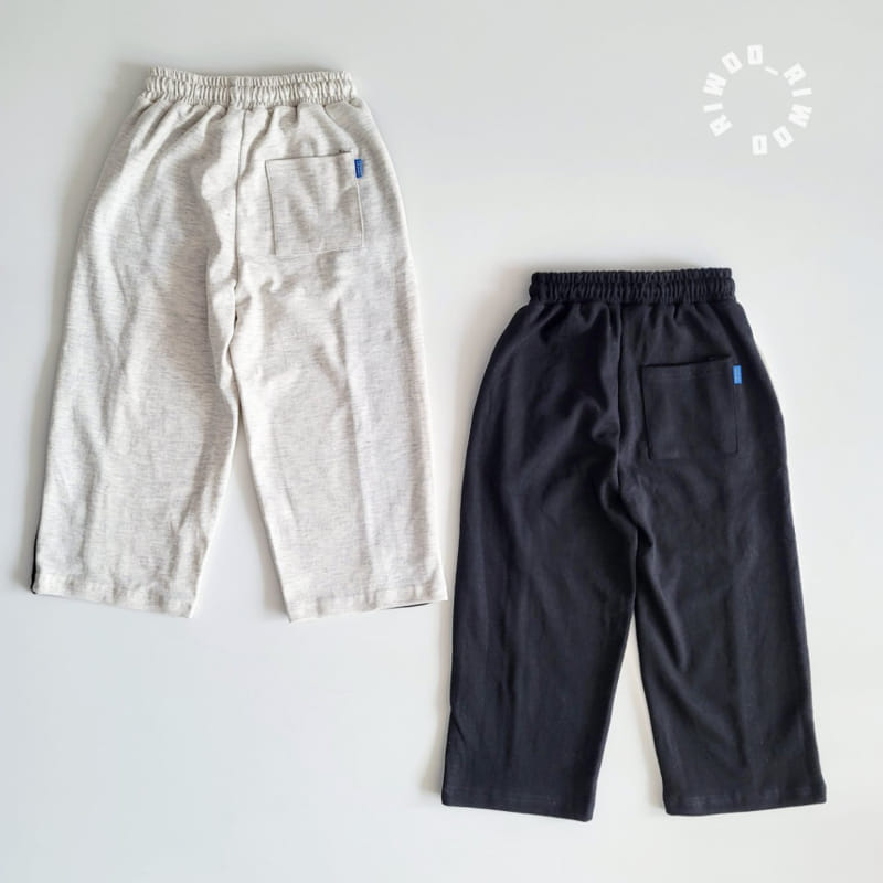 Riwoo Riwoo - Korean Children Fashion - #discoveringself - Riwoo Side Color Wide Pants - 2
