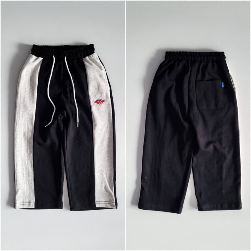 Riwoo Riwoo - Korean Children Fashion - #fashionkids - Riwoo Side Color Wide Pants - 4