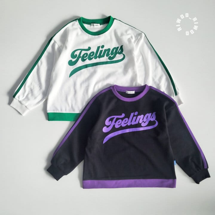 Riwoo Riwoo - Korean Children Fashion - #kidsstore - Feeling Line Sweatshirt