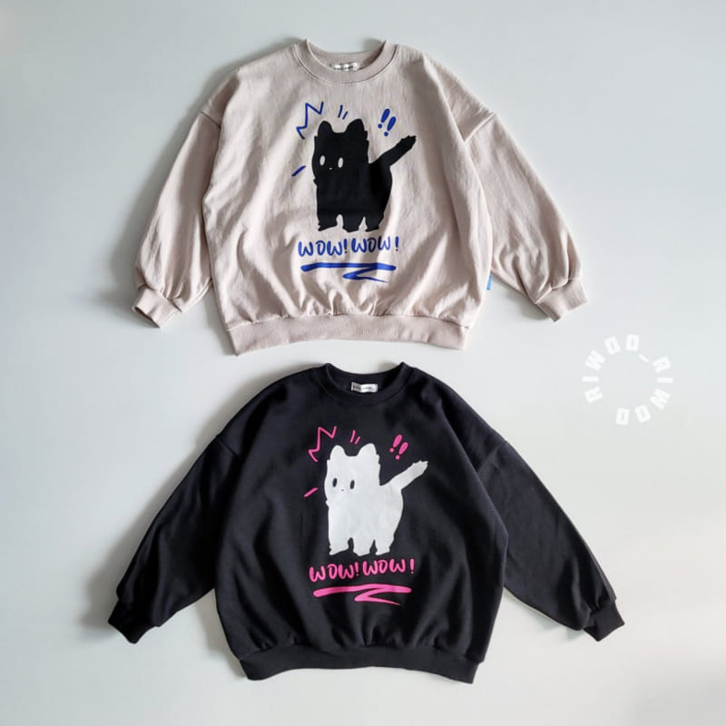Riwoo Riwoo - Korean Children Fashion - #kidsshorts - Cat Sweatshirt - 4