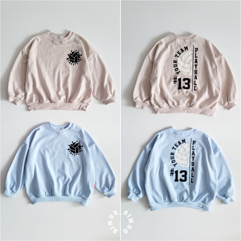 Riwoo Riwoo - Korean Children Fashion - #kidsstore - Volleyball Sweatshirt - 2