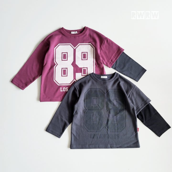 Riwoo Riwoo - Korean Children Fashion - #littlefashionista - 89 One Arm Layered Tee