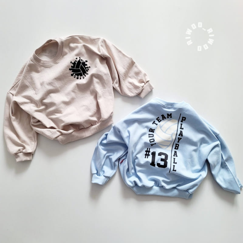 Riwoo Riwoo - Korean Children Fashion - #littlefashionista - Volleyball Sweatshirt - 5