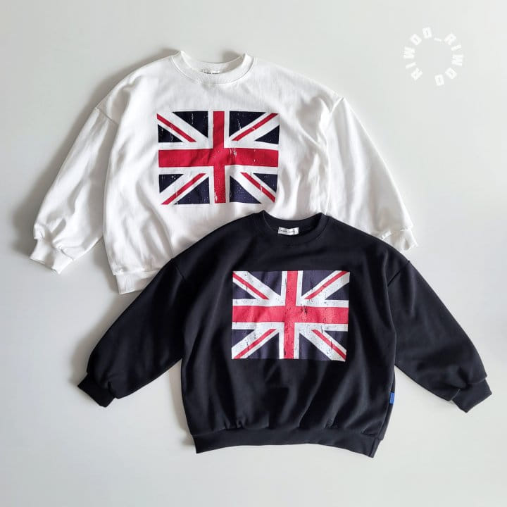 Riwoo Riwoo - Korean Children Fashion - #magicofchildhood - Union Jack Sweatshirt