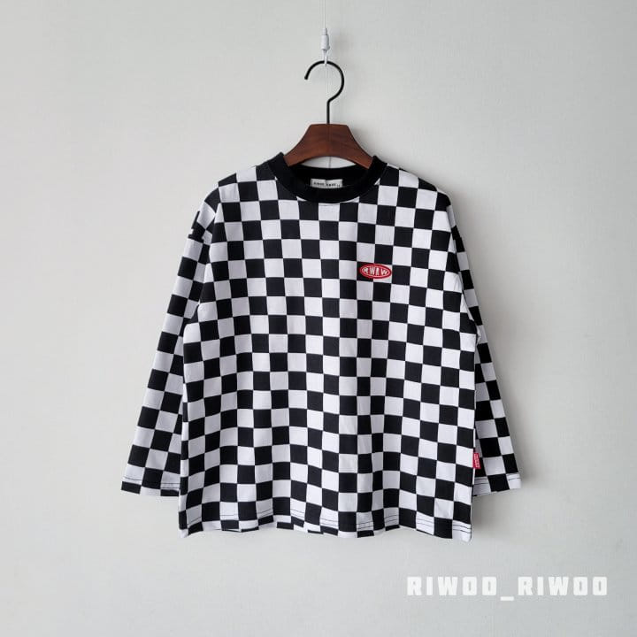 Riwoo Riwoo - Korean Children Fashion - #prettylittlegirls - RW Check Box Tee