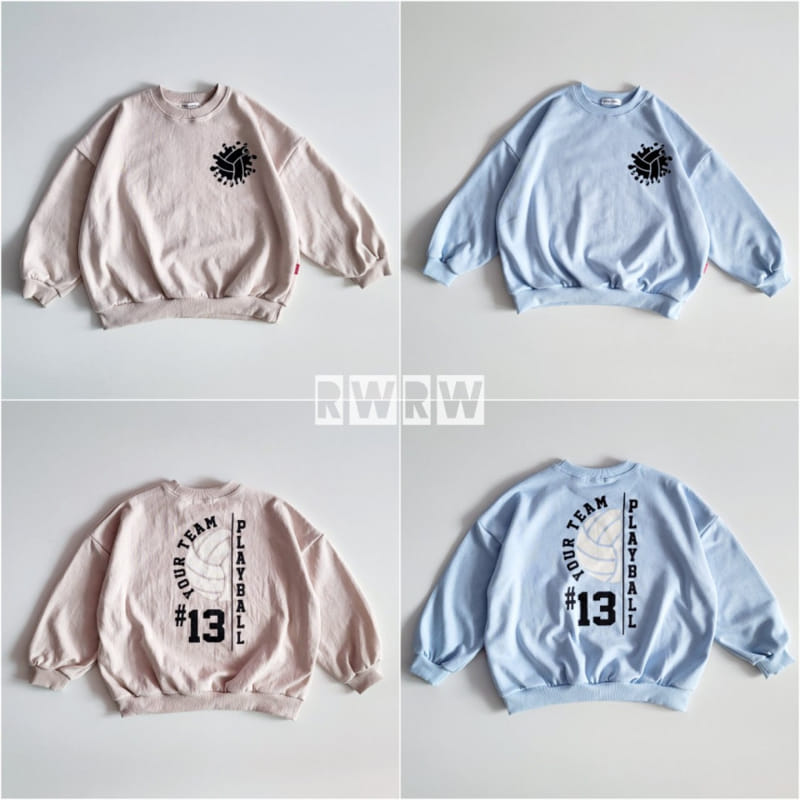 Riwoo Riwoo - Korean Children Fashion - #prettylittlegirls - Volleyball Sweatshirt - 8