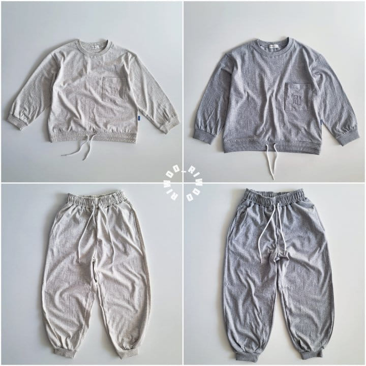 Riwoo Riwoo - Korean Children Fashion - #stylishchildhood - RW Modern Wide TOP Bottom Set