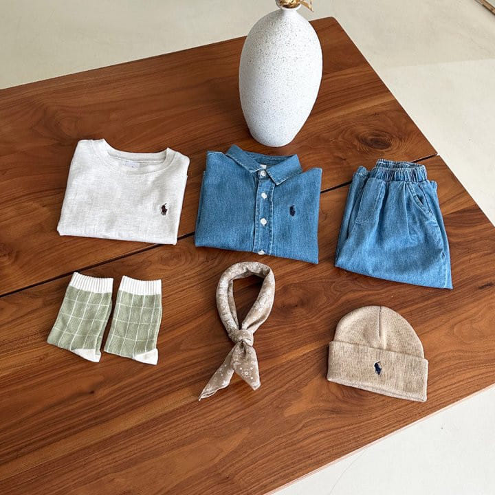 Roy - Korean Children Fashion - #kidsshorts - Denim Chino Pants - 8