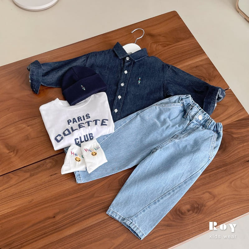 Roy - Korean Children Fashion - #kidsshorts - Collett Shortsleeve Tee With Mom - 2