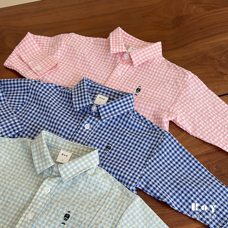 Roy - Korean Children Fashion - #todddlerfashion - Toy S Check Shirt - 6
