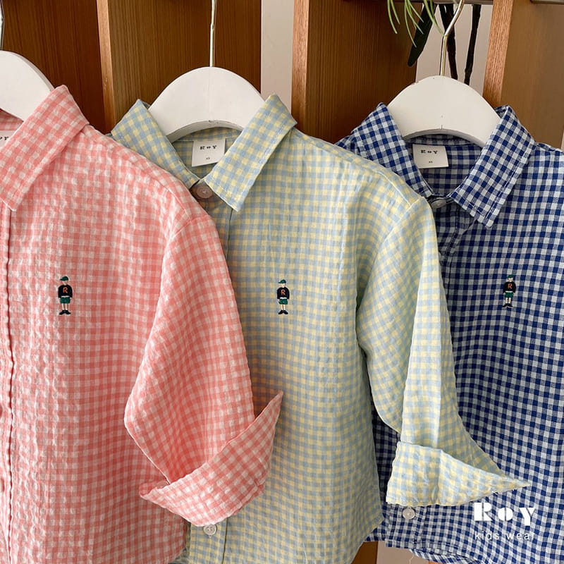 Roy - Korean Children Fashion - #toddlerclothing - Toy S Check Shirt - 7