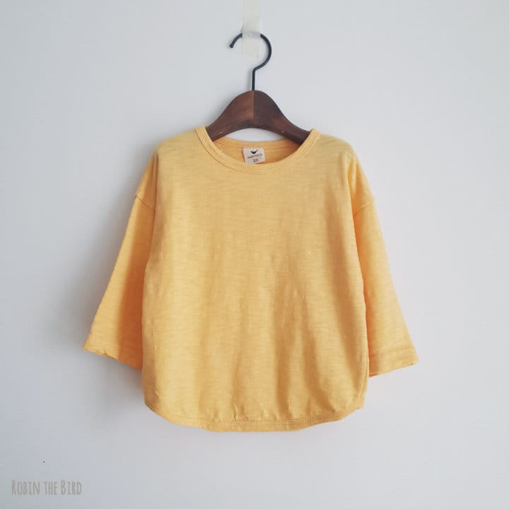 Saerobin - Korean Children Fashion - #childrensboutique - Washing Slub Tee - 4