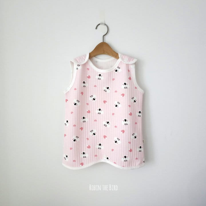 Saerobin - Korean Children Fashion - #kidzfashiontrend - Embo Sleep Vest  - 3