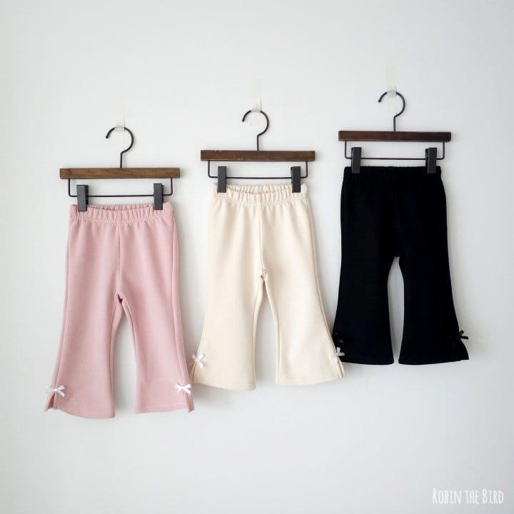 Saerobin - Korean Children Fashion - #minifashionista - Ribbon Boots Cut Pants