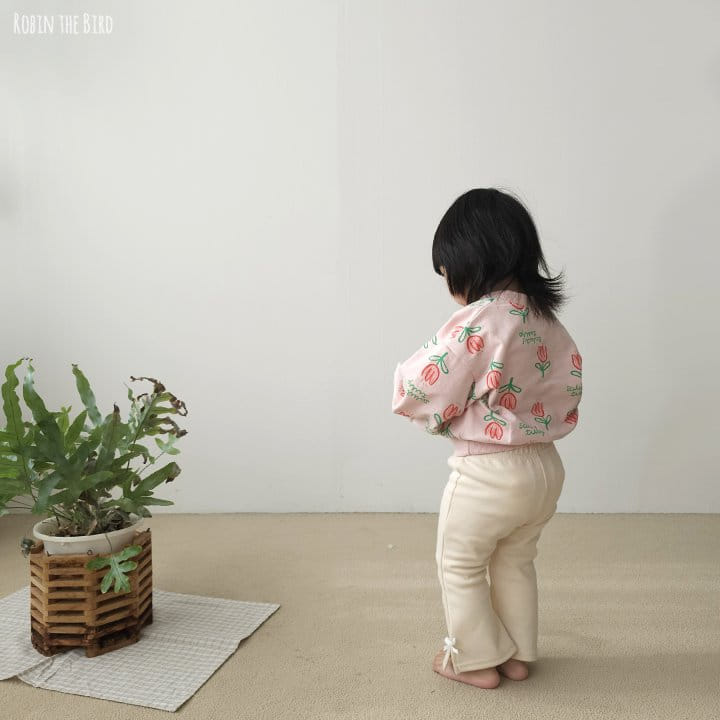 Saerobin - Korean Children Fashion - #stylishchildhood - Ribbon Boots Cut Pants - 5