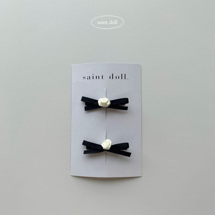 Saint Doll - Korean Children Fashion - #Kfashion4kids - Rose Hair Clip Pin Set - 6