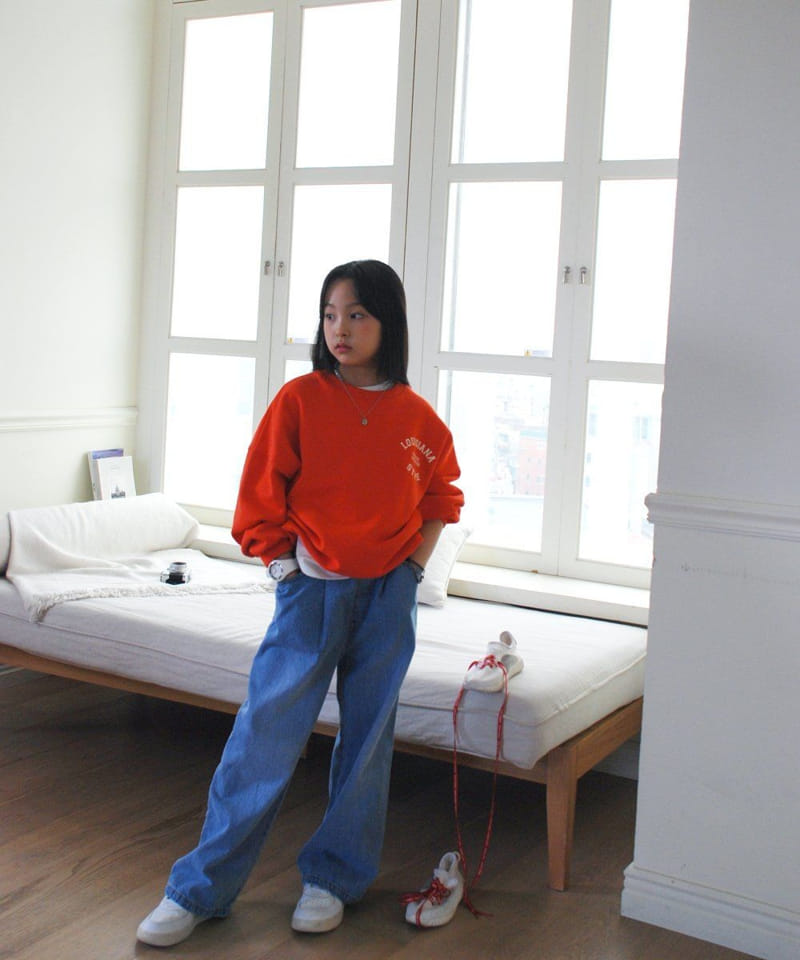 Shurrcca - Korean Children Fashion - #childofig - Leo Wide Jeans - 4