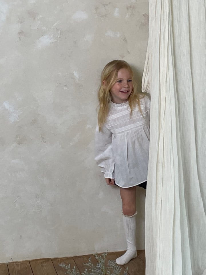 Slow-b - Korean Children Fashion - #designkidswear - Lace Blouse