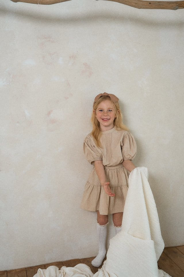 Slow-b - Korean Children Fashion - #fashionkids - Spring Top Bottom Set - 2