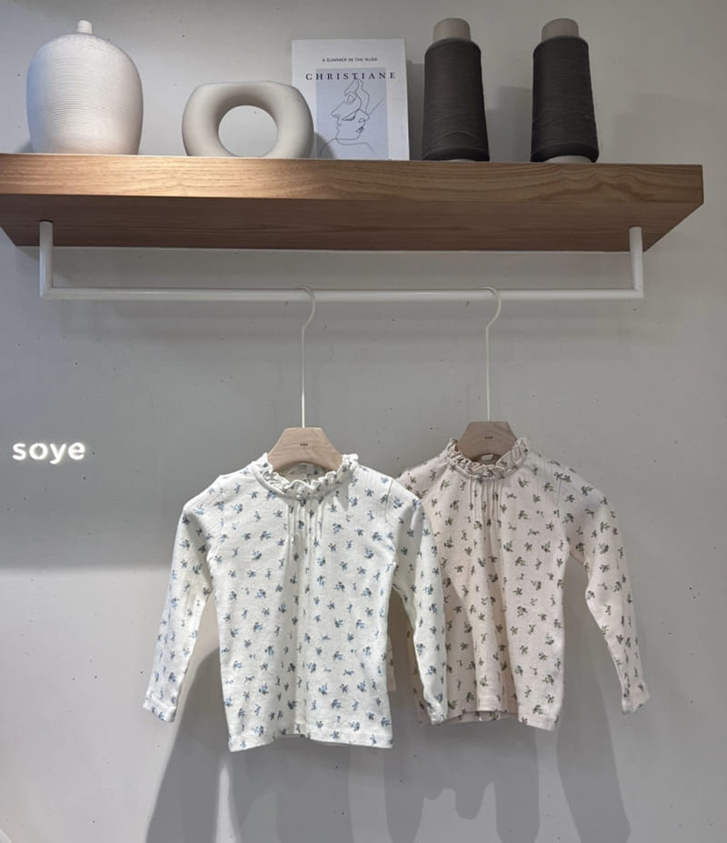 Soye - Korean Children Fashion - #kidsstore - Eyelet Frill Tee