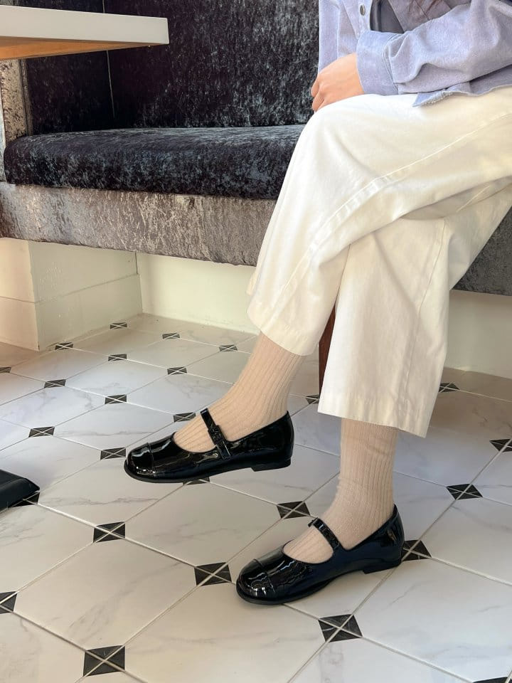 Ssangpa - Korean Women Fashion - #momslook - UDC 8303 Flats & Ballerinas - 3