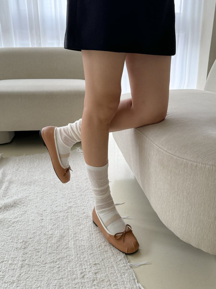 Ssangpa - Korean Women Fashion - #momslook - UDC 9104 Flats & Ballerinas - 3