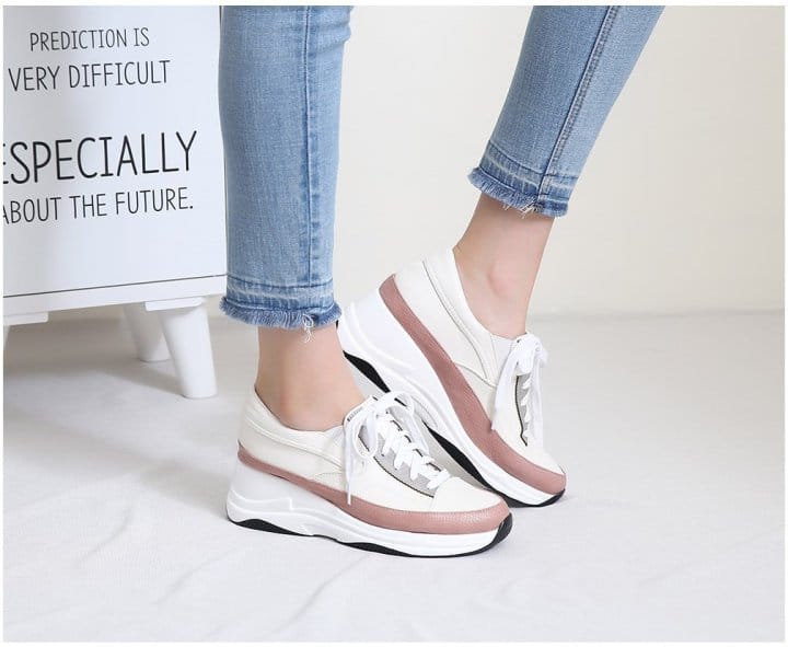 Ssangpa - Korean Women Fashion - #momslook - ZZ 2340 Sneakers
