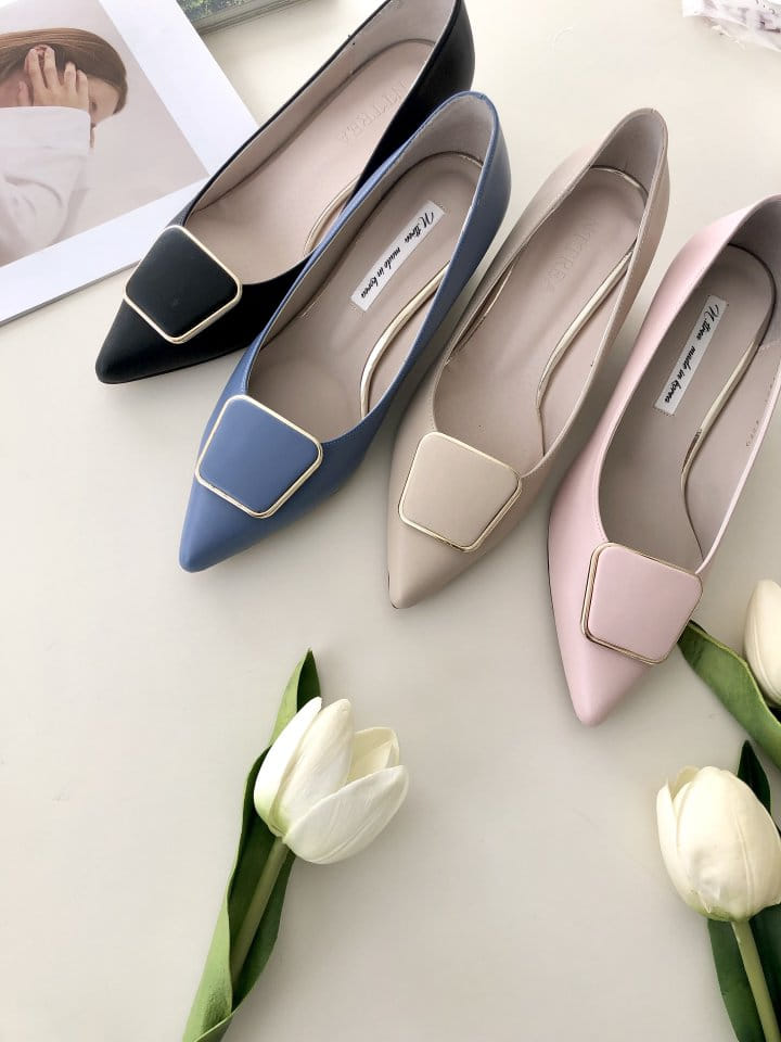 Ssangpa - Korean Women Fashion - #vintagekidsstyle - TT 1351 Flats & Ballerinas - 3