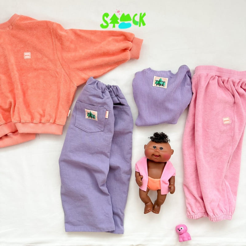 Stick - Korean Children Fashion - #fashionkids - Grape Pants With Mom