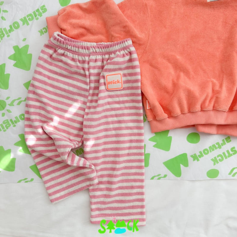 Stick - Korean Children Fashion - #littlefashionista - Sanulrim Terry Pants With Mom - 8