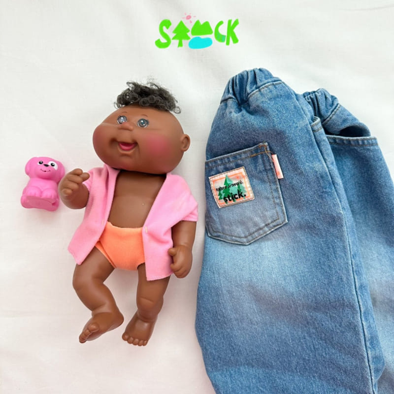 Stick - Korean Children Fashion - #littlefashionista - New Stick Denim Pants With Mom - 3