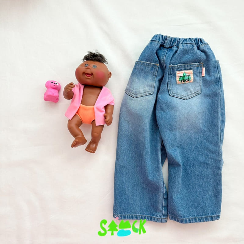 Stick - Korean Children Fashion - #littlefashionista - New Stick Denim Pants With Mom - 4