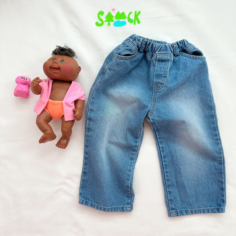 Stick - Korean Children Fashion - #minifashionista - New Stick Denim Pants With Mom - 5