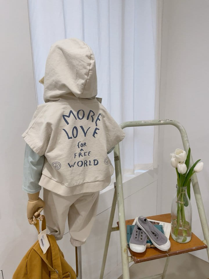 Studio M - Korean Children Fashion - #Kfashion4kids - Vest Hoody Zip Up - 10