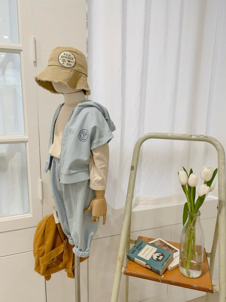 Studio M - Korean Children Fashion - #childofig - Vest Hoody Zip Up - 2