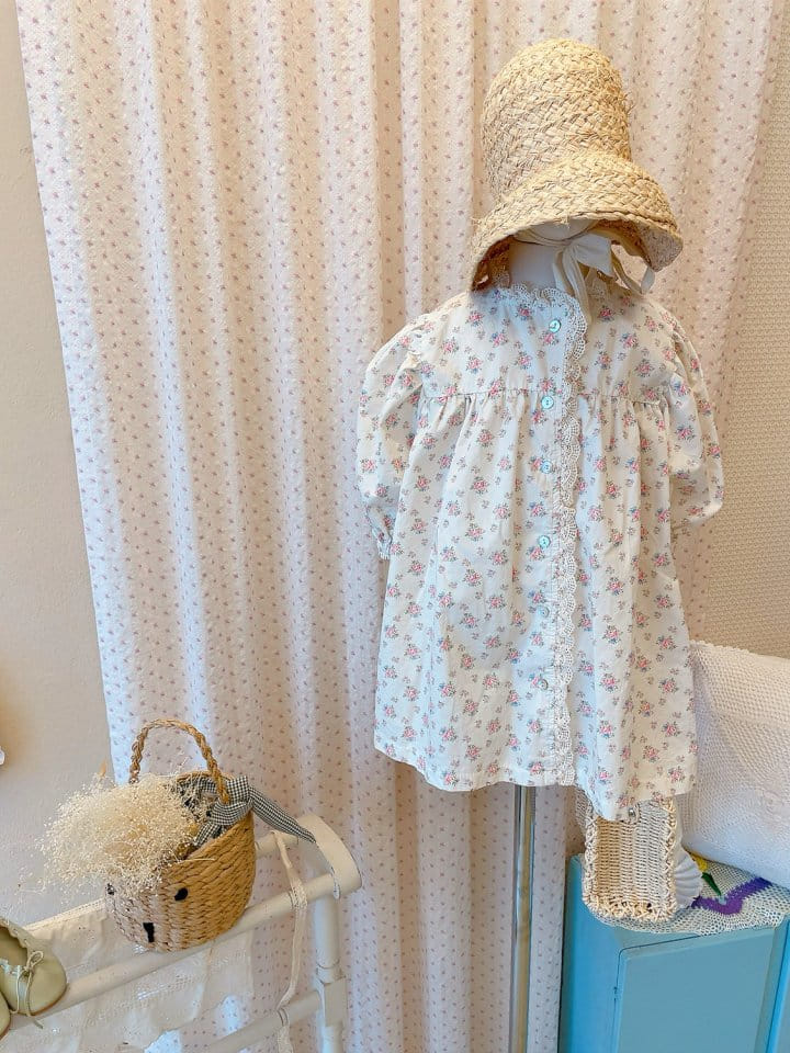 Studio M - Korean Children Fashion - #designkidswear - Freesia Paint One-Piece - 8