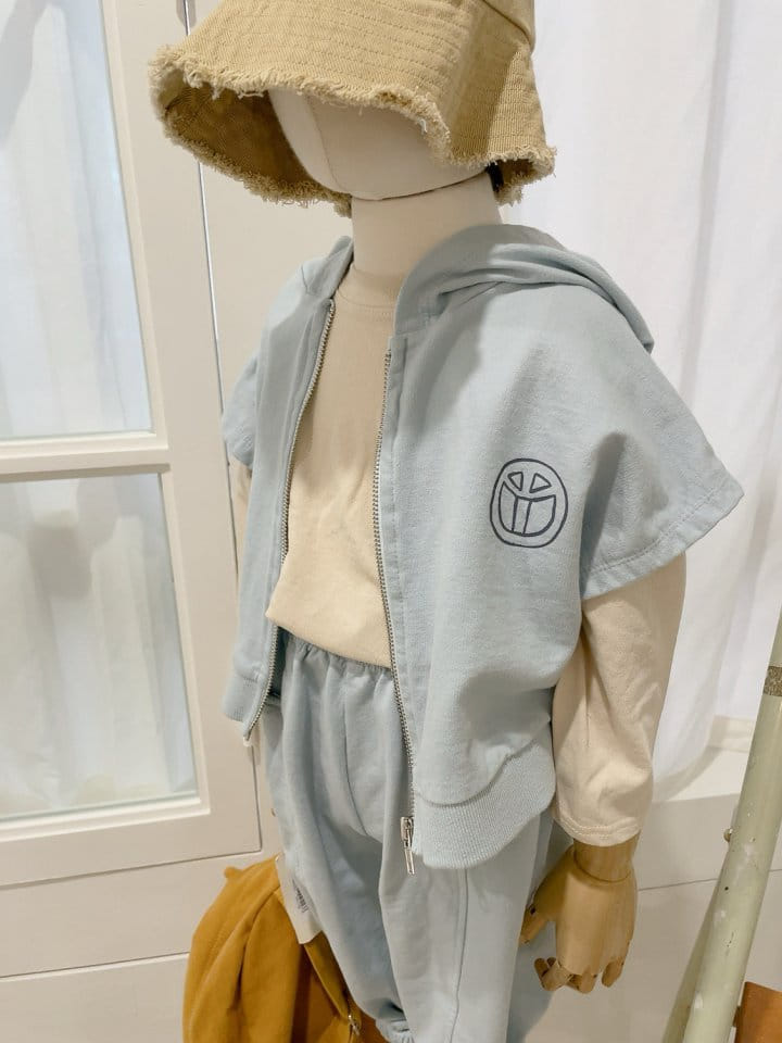 Studio M - Korean Children Fashion - #discoveringself - Vest Hoody Zip Up - 5
