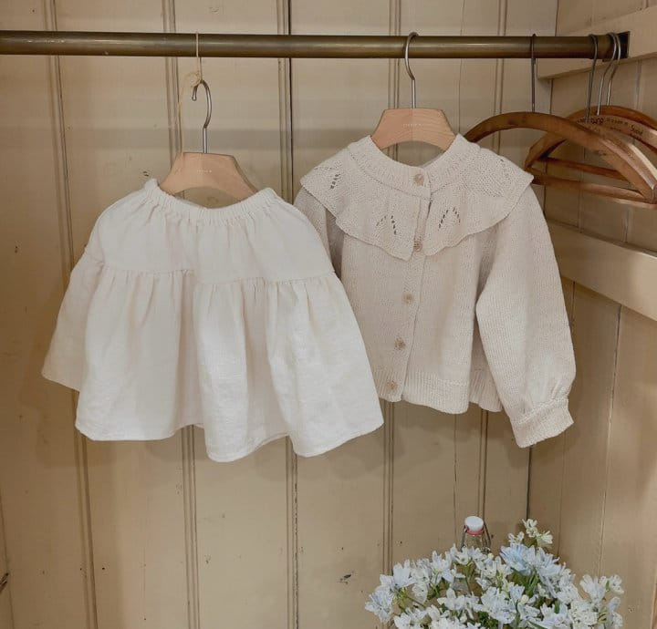 Studio M - Korean Children Fashion - #fashionkids - Coco Frill Cardigan - 11