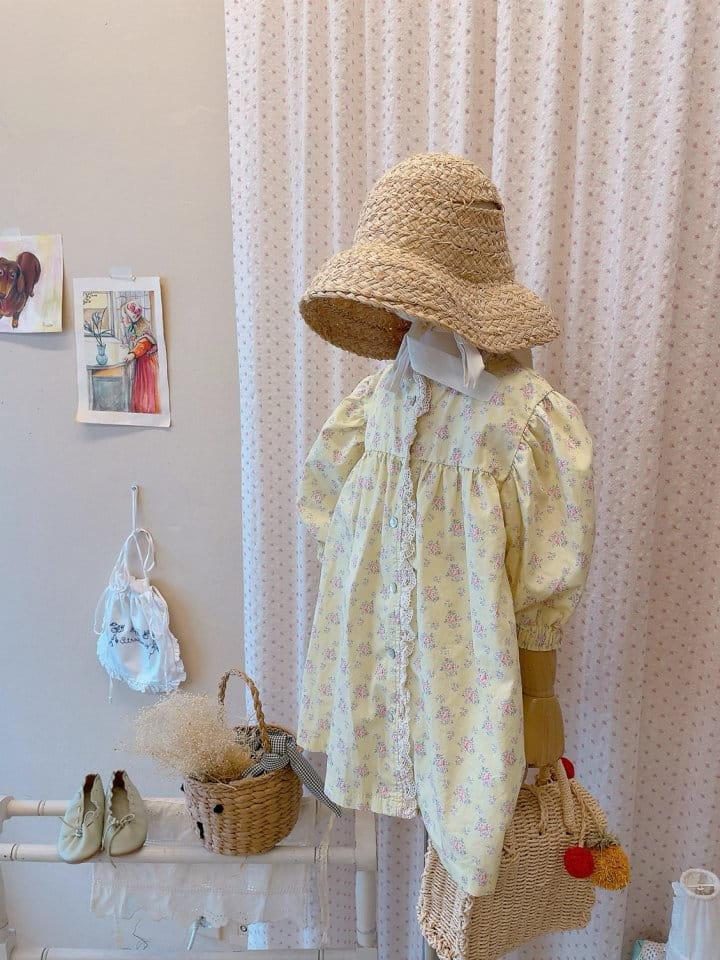 Studio M - Korean Children Fashion - #magicofchildhood - Freesia Paint One-Piece - 2