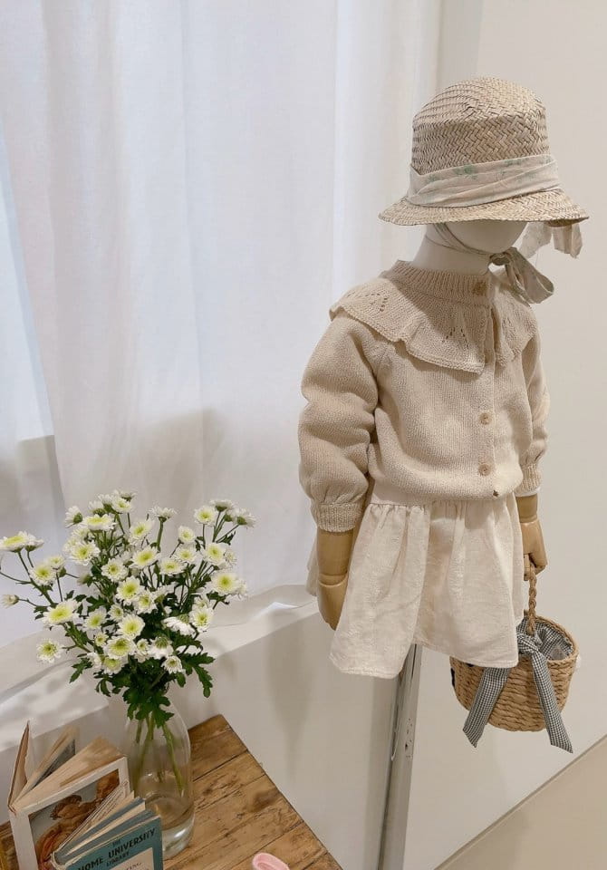 Studio M - Korean Children Fashion - #magicofchildhood - Coco Frill Cardigan - 4