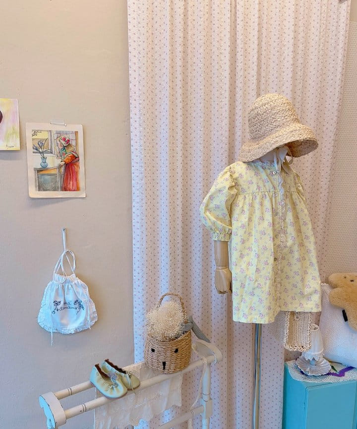 Studio M - Korean Children Fashion - #minifashionista - Freesia Paint One-Piece - 3